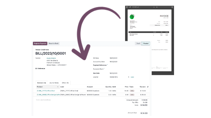 Factuur en betalen in Odoo